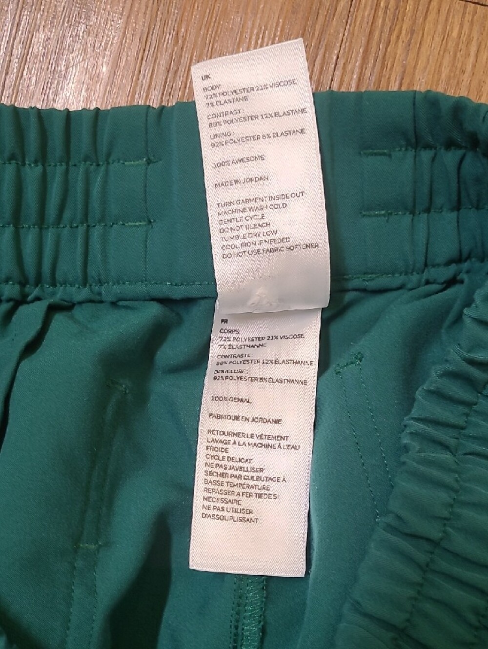 Figs women,s Teal V-Neck Scrub Top and Pants used goodsize L. - Picture 16 of 16